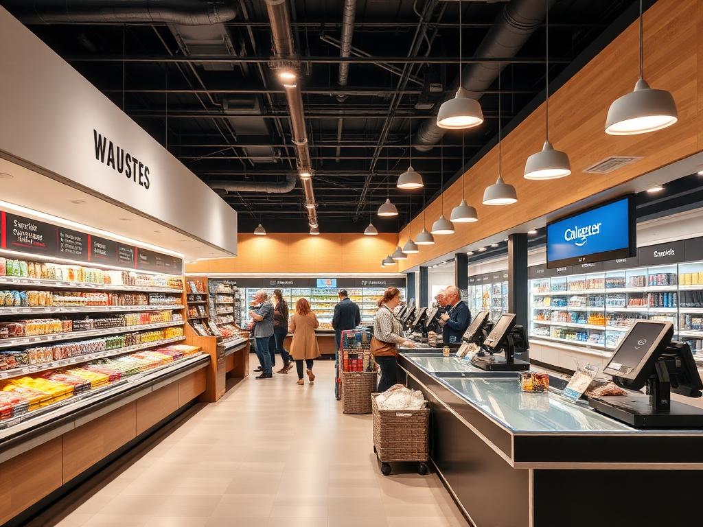 Kassasysteem voor supermarkten