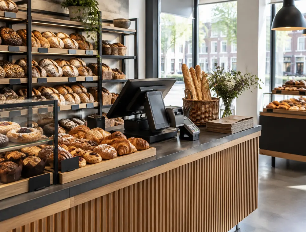 Kassasysteem voor bakkerijen