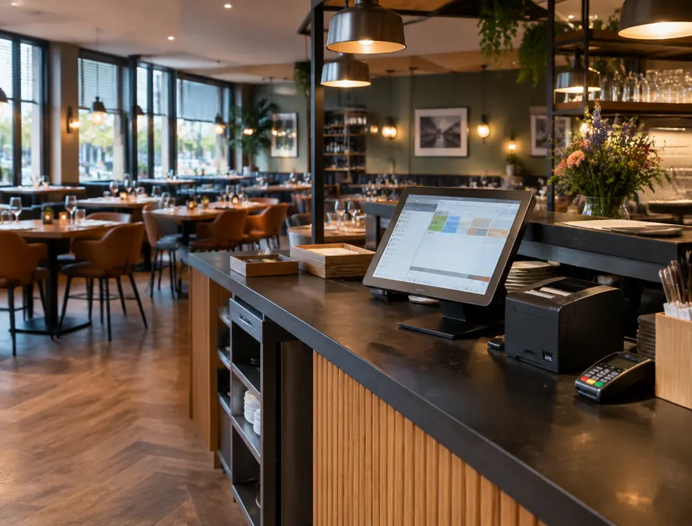 Kassasysteem voor restaurant